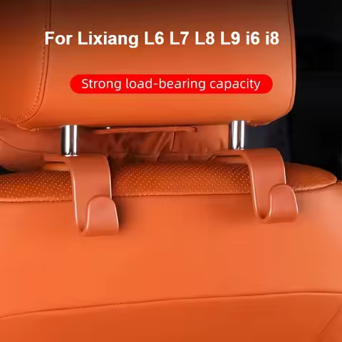 For Li Lixiang L6 L7 L8 L9 I6 I8 Car Seat Headrest Hook Hanger Storage Organizer for Leading Ideal S