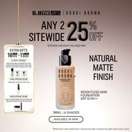 【BUY 2 GET 25% OFF】Bobbi Brown Weightless Skin Foundation SPF 15 PA++ | Long-Wear 24 Hour Moisture,