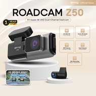 ROADCAM Z50 AR Dashcam – 4K Front + 1080P Rear | Futuristic Design | WiFi App Control | Smart AR Dri