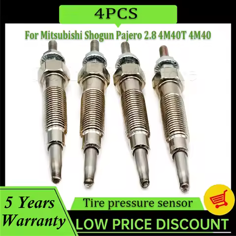 For Mitsubishi SHOGUN PAJERO / 2.8 /4M40T /4M40 /GP5501 1994 1995 1996 1997 1998 1999 2000 4Pcs Heat
