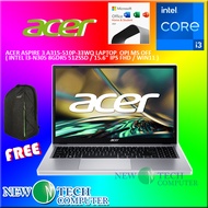 LAPTOP ACER ASPIRE 3 A315-510P-33QW / A315-510P-38RX 15.6" / A314-36M-34XH 14"  I3-N305 8GD5 512SSD 