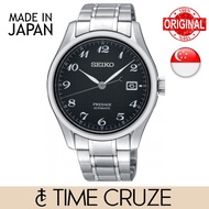 [Time Cruze] Seiko SPB065J Presage Automatic Japan Made Stainless Steel Black Dial Men Watch SPB065 SPB065J