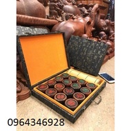 Chinese chess set, 3.5 cm rosewood chess pieces.