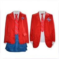 Rebelde Cosplay Costume JK Uniform Women Men High School Student Suits Red Coat Sets Drama Halloween