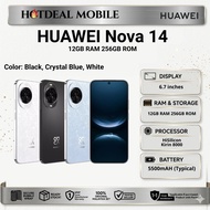 [C/C] HUAWEI Nova 14 [12GB RAM 256GB RAM] / 12 SE - Original HUAWEI Malaysia