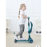 SG | 3 in 1 Kids Scooter Foldable Music  Adjustable Height scooter for kids  Kick Scooters 3 Wheels 