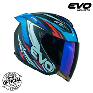 EVO Rx-5 Tremor 2 Half Face Dual Visor Helmet Motorcycle