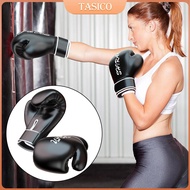 Tasico Boxing Gloves Sparring and Muay Thai PU Leather, Training Mitt for Kickboxing, Punching Bag, Focus Pads, MMA, Thai Pad, Punching Fight Gloves