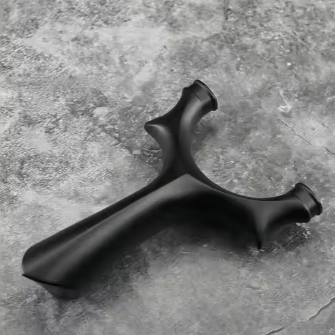 Hunting Slingshot ABS Resin 8050 Black Outdoor Shooting Entertainment Target Practice Catapult High