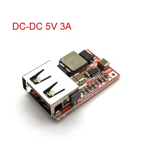 5Pcs 6-24V 12V/24V To 5V 3A CAR USB Charger Module DC Buck Step Down Converter 12v 5v Power Supply M
