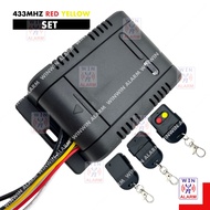 REMOTE CONTROL 433MHz RED YELLOW ( RECEIVER/REMOTE CONTROL) autogate door