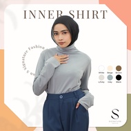 [CLEARANCE] Inner Baju Lengan Panjang Muslimah Inner / High Neck Turtle Neck Long Sleeve Muslimah  C