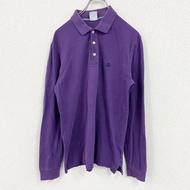 Brooks Brothers 長袖 polo 衫，紫色，M 碼，古著。