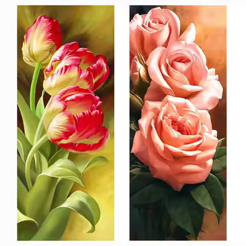 Diamond Painting Diamond embroidery 5d diy full square flowers - diamond mosaic daimond painting dri