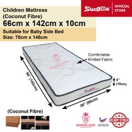 Sunpillo, Children Mattress (Coconut Fibre) - 66cm x 142cm (Suitable for Baby Side Bed Size 70cm x 1