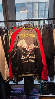 Skullworks Ultraman Bomber Reversible Jacket Sukajan