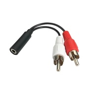 Audio 3.5mm Female to RCA Male Converter Cable 30cm