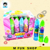 30pcs Jelly Pen 🖊️ Campuran Blueberry / Strawberry / Apple Flavor (±6g x 30pcs)