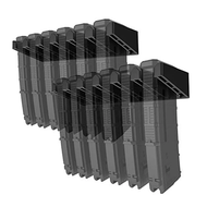 Tactical Ammo Clip Holder 6 Slot Standard AR15 PMAG Wall Mount Magazine Holder Back-up Storage Rack