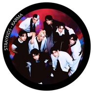 GANTUNGAN STRAY KIDS PIN KARMA 58 MM KEYCHAIN KPOP KEYCHAIN UNOFFICIAL HYUNJIN FELIX BANGCHAN