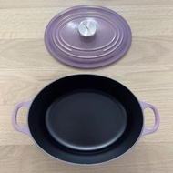 Le Creuset 橢圓形琺瑯鑄鐵鍋 23厘米 (黑色內鍋)