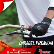 AVELIO DARABEL Premium Black full finger Gloves - MTB cycling Gloves - Cycling Gloves