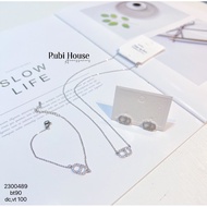 CD earring, necklace, bracelet accessory set