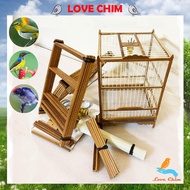 Malaysia Fast Shipping Optical Fiber Spokes Cage Frame, Honey Suction Bird Cage Frame, Self-Assembled Bird With Hook, Bird Cage Advice, Honey Suction