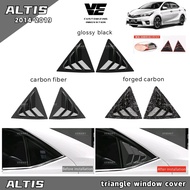 Vemart toyota altis 2014-2019 car window triangle cover accessories cover