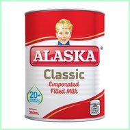 ⊍ ⋠ Alaska Evaporated Filled Classic Evaporated Milk 360Ml