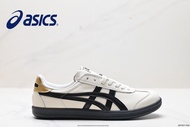 Original Onitsuka Tiger TOKUTEN Wear-resistant, non-slip low-top casual sneakers in white and black