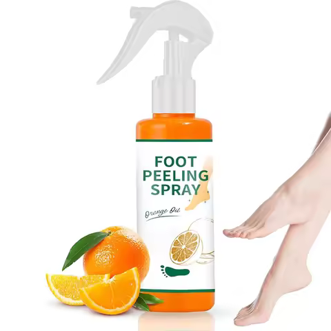 100ml Foot Peeling Spray,Moisturizing Nourishing Foot Care Spray for Remove Dead Skin and Calluses,F