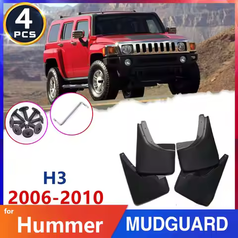 Car-Tire-Fender Mud-Flap for Hummer H3 H3T 2006~2010 2007 2008 2009 Mudflap Splash Proof Guards Mudg