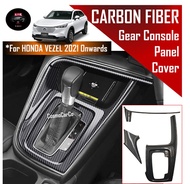 🔥SG SELLER🔥Honda VEZEL HR-V 2021 2022-Present Gear Panel Cover Console Carbon Fiber Accessories