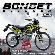 Decal STICKER KLX BF 150 MOTORCYCLE STICKER free custom design