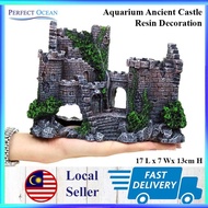 Ancient Castle Resin Aquarium Decoration 🌊READY STOCK🌊 | Perfect Ocean