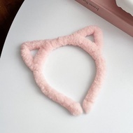 BANDO LUCU KARAKTER HEWAN BULU HALUS  MOTIF KUPING KELINCI KUCING BERUANG BANDANA BEAR RABBIT WANITA