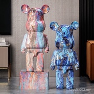 Hy bearbrick Building Block Bear Money Bank Hiasan Besar Dekorasi Lantai Ruang Tamu Saiz Besar Anak 