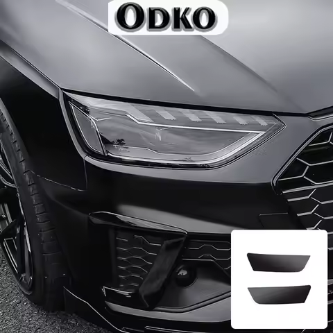 For Audi A3 A4 A5 A6 A7 A8 Q3 Q5 Q7 S3 S4 S5 Light Black Car Tint Lighthouse Tail Light Headlights F