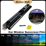 Car Window Sunscreen Film Car Window Tint Film Car Window Glass Black Film 50cmx3m 25%