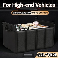 62L 102L Car Trunk Storage Box Oxford Cloth High Capacity Multifunction Organizer Bag Waterproof Sto