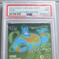 PSA 9 Genie 20 - D100 Collector's Edition - 2023 Disney Lorcana Board Game
