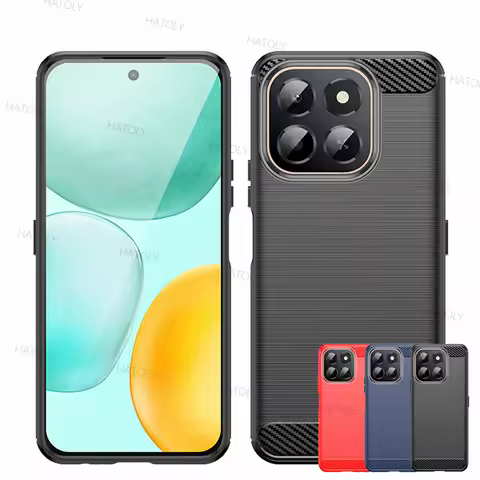 For Honor X6c Case Honor X6c Cover Bumper Anti-Scratch Shockproof Luxury Silicone Brushed TPU Protec