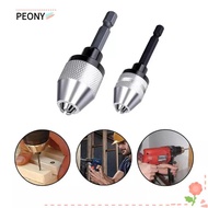 PEONYSG Keyless Drill Chuck, Mini Hex Shank Drill Chuck Adapter,  Hex / Round Shank Chuck for Mini S