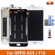 Untuk OPPO F1s A59 A1601 5.5 LCD Display Rakitan Digitizer Layar Sentu