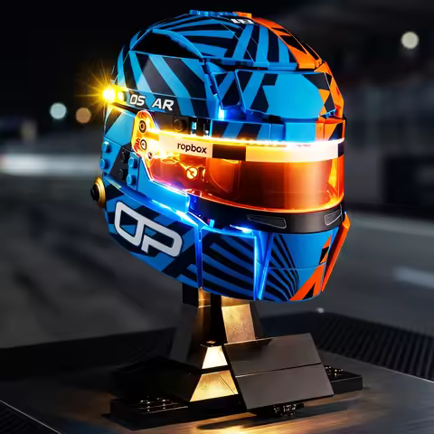 Kyglaring LED Light Kit Suitable for Lego McLaren Mastercard F1® Team Oscar Piastri Helmet Building 