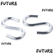 HL-FUTU 2pcs 2.75in Hammock Swing S Hooks, Iron Galvanized 70mm/2.75in Heavy-Duty S Hooks, Heavy Dut