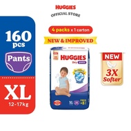 HUGGIES Dry Pants Diapers XL 40s (4 Packs) - Absorbent and dry diapers for baby