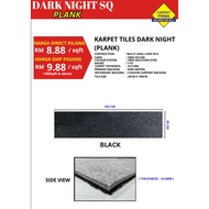 [READY STOCK] PER SQFT / DARK NIGHT SQ CARPET TILES KARPET PEJABAT OFFICE - 20PCS/54SQFT