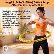 XO 1.5/2/2.5kg Soft Fabric Wrapped Hula Hoops Waist Slimming Spring Hula Hoops Home Yoga Gym Tools